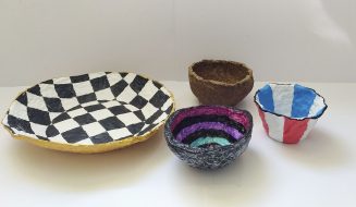 Tutorial: Platos y Cuencos de Papel Maché