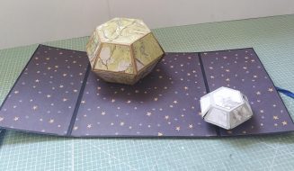 Tutorial: Hexágono Saltarín 🤩🤯 para tarjeteria o scrap