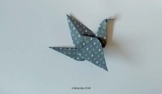 Cómo hacer una grulla de Origami