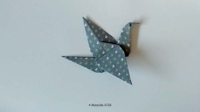 Cómo hacer una grulla de Origami