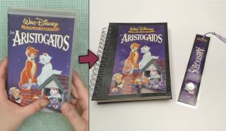 Cómo hacer libretas y marcapáginas con carátulas de VHS 😍 SÚPER IDEA 🙌 Atunida