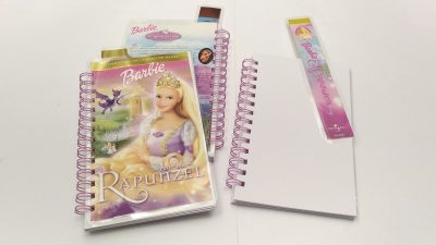 Tutorial: libretas y marcapáginas con carátulas de VHS 😍 MÁS FÁCIL 🙌 Atunida