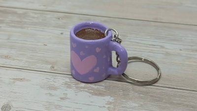 Tutorial: mini taza para llavero ☕ Súper fácil 👌 Ideal para regalar - Atunida