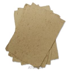 Papel artesanal kraft - Papel reciclado kraft - Atunida