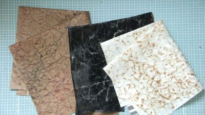 Tutorial Cómo convertir papel en falso cuero, ante o pergamino
