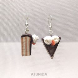 Pendientes Tarta de Chocolate