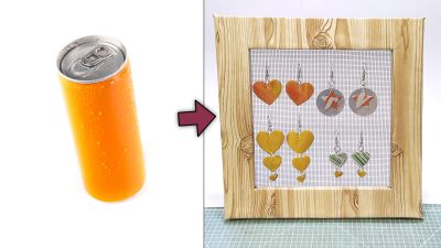 Tutorial reciclaje: Cómo hacer PENDIENTES con LATAS DE REFRESCOS 🥫♻️😍