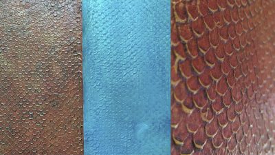 Tutorial Cómo hacer textura de escamas realista sobre tela