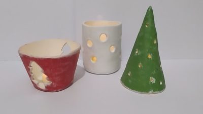 Tutorial DIY: 3 ideas de Portavelas Navideños con Arcilla