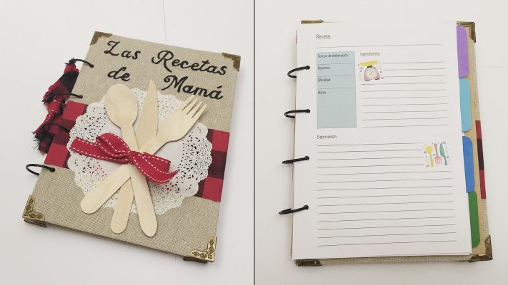 Tutorial: Recetario rústico encuadernado con anillas 📒🍲 Ideal como regalo de última hora 🎁 Atunida Tutorial: Recetario rústico encuadernado con anillas 📒🍲 Ideal como regalo de última hora 🎁 Atunida