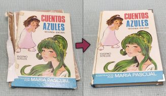 Restauración de un libro infantil de cuentos de más de 50 años! 😍🙌 Atunida