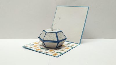 Tutorial: Tarjeta con una Bola de Navidad POPUP 🤯 Sorprende en Navidad 🎄 Atunida