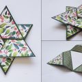 Tutorial: Tarjeta en forma de estrella 🌟Hazla a CUALQUIER TAMAÑO 😍 Atunida