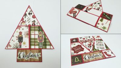 Tutorial: Tarjeta Infinita en forma de Árbol de Navidad ✉️ HAZLA EN 5 MINUTOS 🎄 Atunida