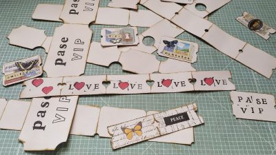 Tutorial Entradas o tickets para scrap, junk journal